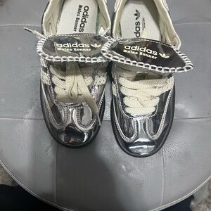 Adidas Silver Shoes